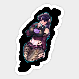 komi san gothic comunication Sticker